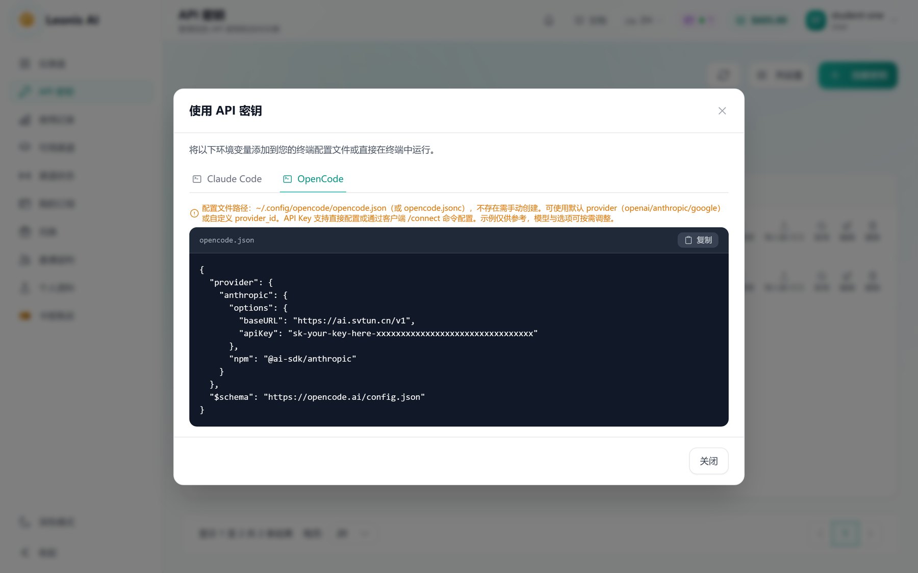 OpenCode 配置